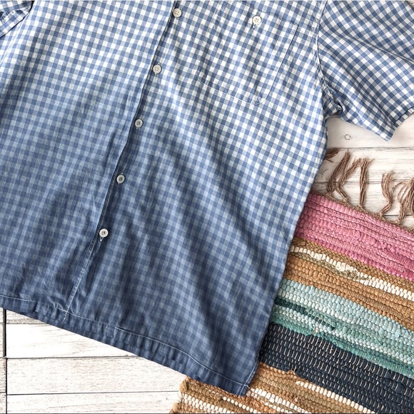 Polo by Ralph Lauren Camp Collar Ombré Gingham Plaid Shirt - Custom Dyed - Picture 9 of 15